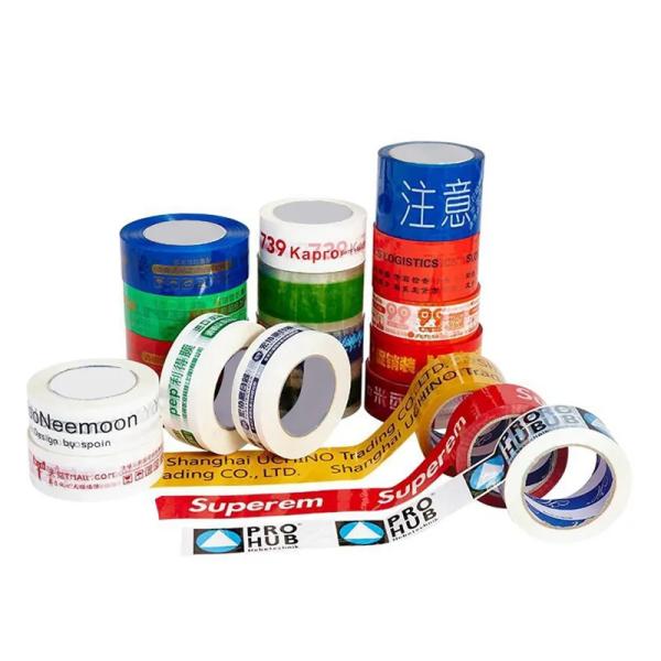 Printed Packing Tape Bopp Transparent Adhesive Film Custom Packing Tape With Logo