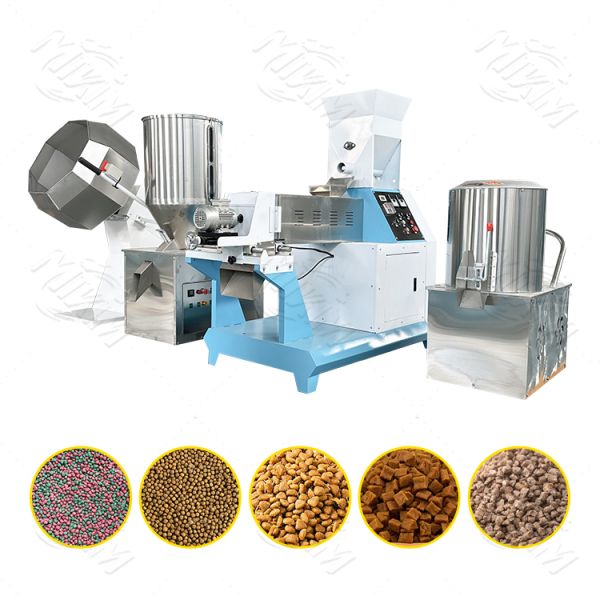 Dog Food Processing Machine PLC Controlled Stainless Steel Twin-Screw Extruder for Dry Pet Food Production Line