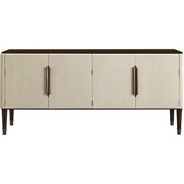 Hotel Low Wood Mirrored Sideboard Unit Entertainment Console Table