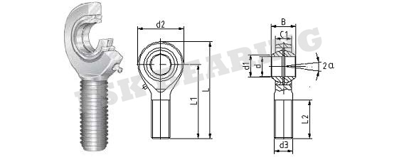 Конец прута СА 20 ЭС СА5ЭС СА17ЭС нося внешнюю емкость тяжелого груза потока
