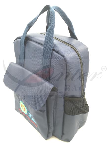 Blue 600D Polyester Kids School Rucksack Water Resistant Various Colors