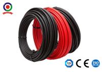 a C.C. do cabo do picovolt do painel solar de 100metre Tuv avaliou o preto vermelho do fio do friso do conector do ² de 4mm