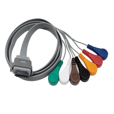 Revestimento biomedicável do cabo TPU de Ecg Holter do BI da ligação dos instrumentos Bi9800/9000 7