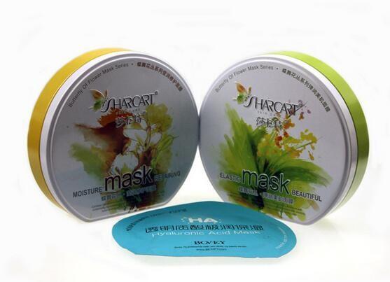 Decorative D-Shape Cosmetic Tin Box for Sale