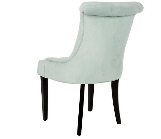 Furniture modern upholstery fabric wooden dining chair