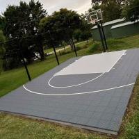 Logotipo Diy móvil Baloncesto al aire libre Corte de pickleball Interconexión de deportes Tejas de piso
