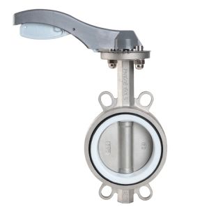 Wafer type butterfly valve