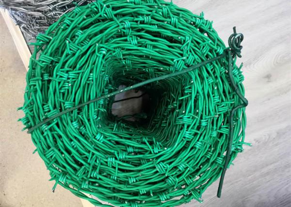 13 Gauge ISO 9001 Galvanized Barbed Wire 1.8cm High Tensile Barbed Wire Fence