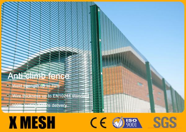 Assembled Corrosion Resistance Anti Climb Prison Fence Hot Galvanized High Security Mesh