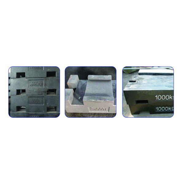 Industrial Cast Iron Standard Test Weight 1000kg Scale Calibration Weights Customized