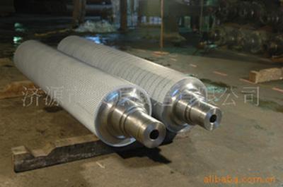 42CrMo / 48CrMo High Pressure Carbon Steel Corrugated Forming Roller / Cast Iron Roller  OD 270 - 550mm