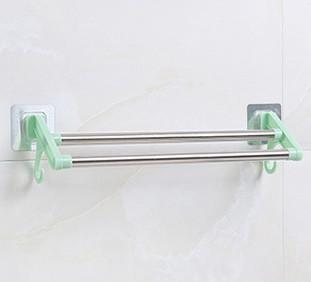Perforation - Free Bathroom Towel Rack Stainless Steel Wall Mounted Towel Holder
