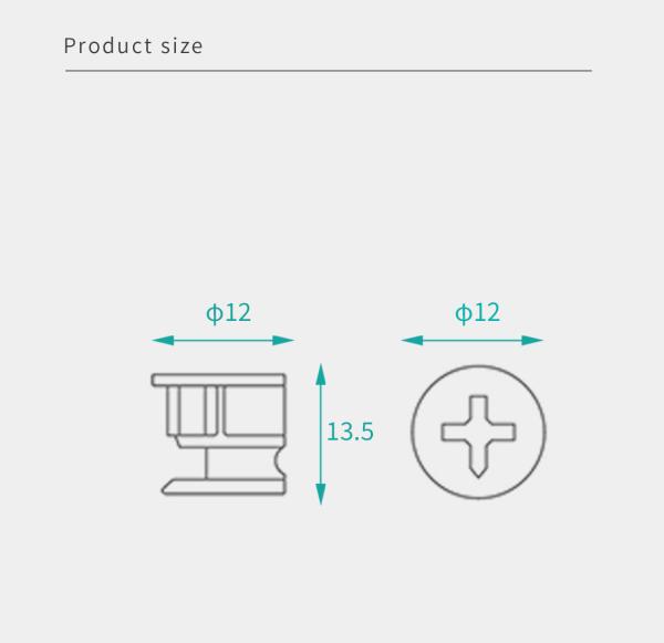 Strong Connection Furniture Cam Lock And Nut ODM For Knockdown Furniture Installation