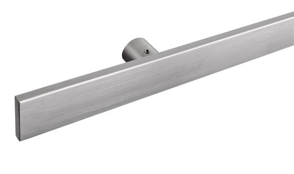 Mall Steel Railing , Wall Mounted Metal Handgrip , Steel Glass Railing