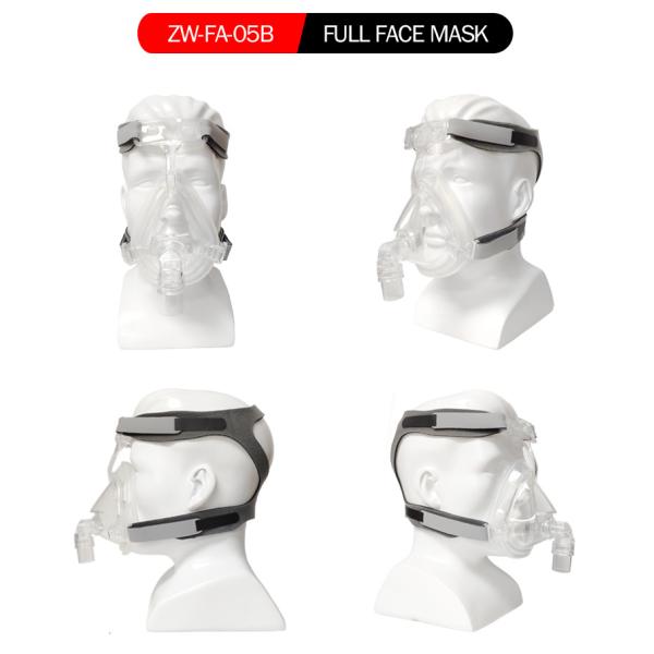 Ventilator And Anesthesia Machine Accessories PVC And Silicone CPAP And BIPAP Breathing Mask  With/Without Vent