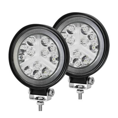 4 polegadas 36W Branco Amarelo 38MM 58MM Peças Offroad Car LED Luz de Trabalho