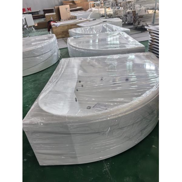 Customizable 1500mm Acrylic Whirlpool Massage Bathtub for 2 Person Computer Controlled