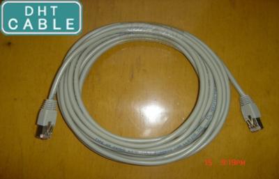 Gray Shielded CAT 5E Gigabit Ethernet Cable For GigE Vision Chain Flex 5.0 Meters