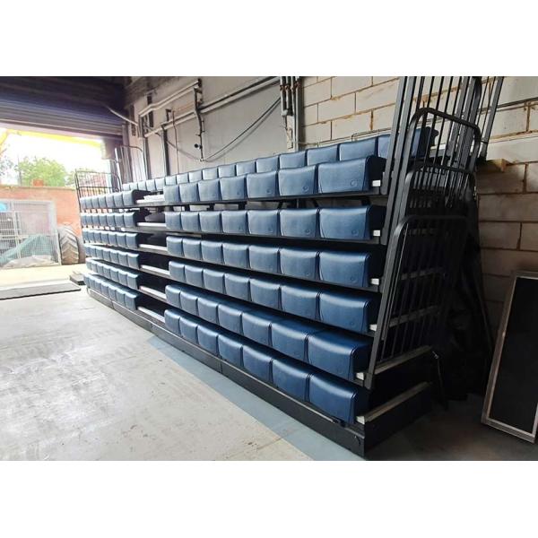 450mm Width Gym Echo Polymer Retractable Tiered Seating