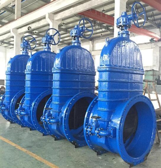 ANSI 2-24 Worm Gear Valve Non Rising Stem Ductile Iron Cast Iron