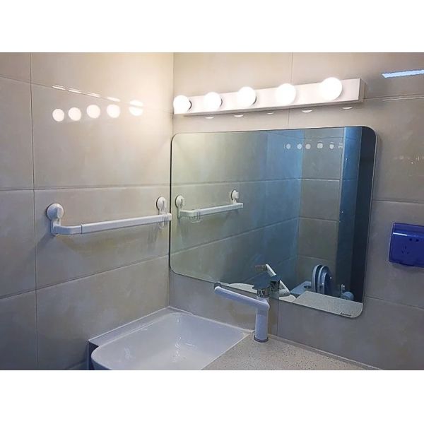 Bathroom Decor Mirror Light Dimming Cabinet Makeup Lights ball Around Mirror Wall Lamps (WH-MR-77)
