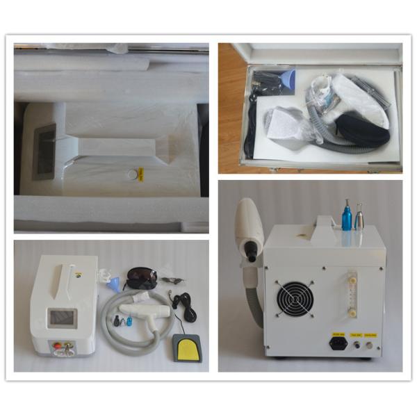 Переносная Nd YAG лазерная машина 532nm 1064nm Carbon Peel Laser Machine Удаление татуировок