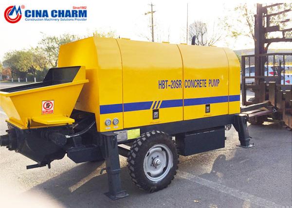 30TPH Portable Diesel Concrete Mixer Pump Building Equipment