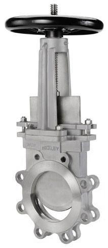 Válvula de porta de aço inoxidável 4 da faca de 316 manuais extremidade da flange PN10