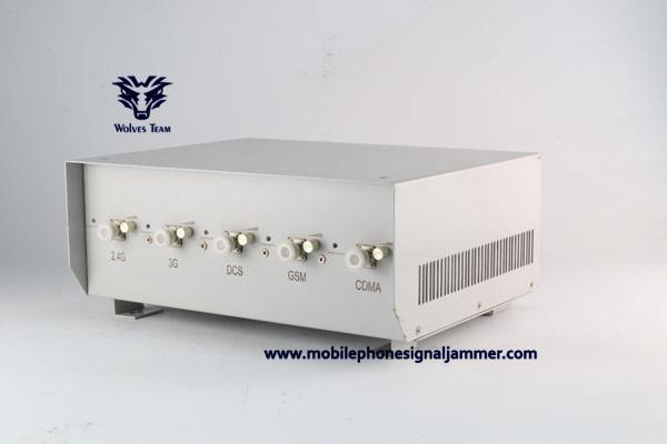 30W Multi-functional 2.4G, 5.2G, 5.8G WiFi and Bluetooth jammer up to 50m