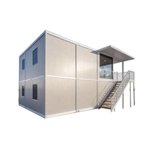 Prefabricated modular portable ready made 20ft 40ft tiny flat pack container van house prefab homes