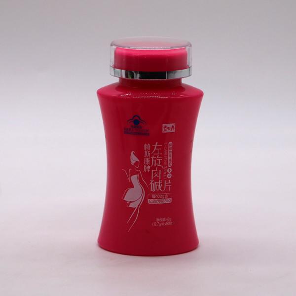 Diseño de PET de recogida de la cintura de la botella para suplementos dietéticos de nutrición cápsula píldora tableta