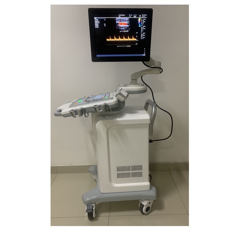 Hospital Outside Trolley 15Inch Ultrasound Machine Ultrasound Digital Color Doppler Ultrasound Machines edical