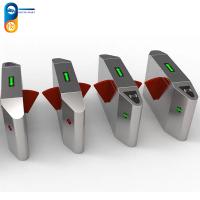 Metro Station Flap Barrier Gate Automatic Pedestrian Access Control Turnstile