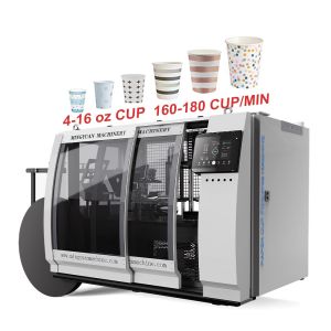 160-180pcs/Min High Speed Paper Cup Making Machine Fully Automatic