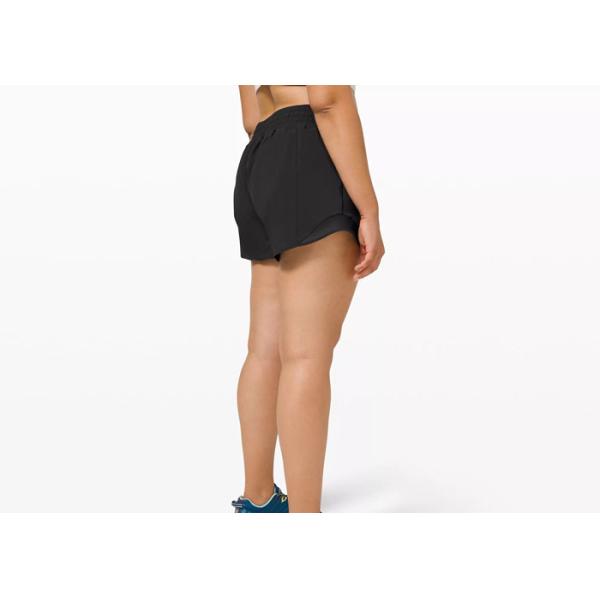 Elastic Waist Band Women'S Running Shorts With Liner