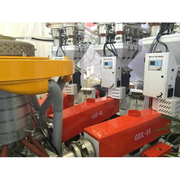 Машина штрангпресса полиэтиленовой пленки LDPE HDPE поли, машина 320KG/Hr штранг-прессования полиэтиленовой пленки