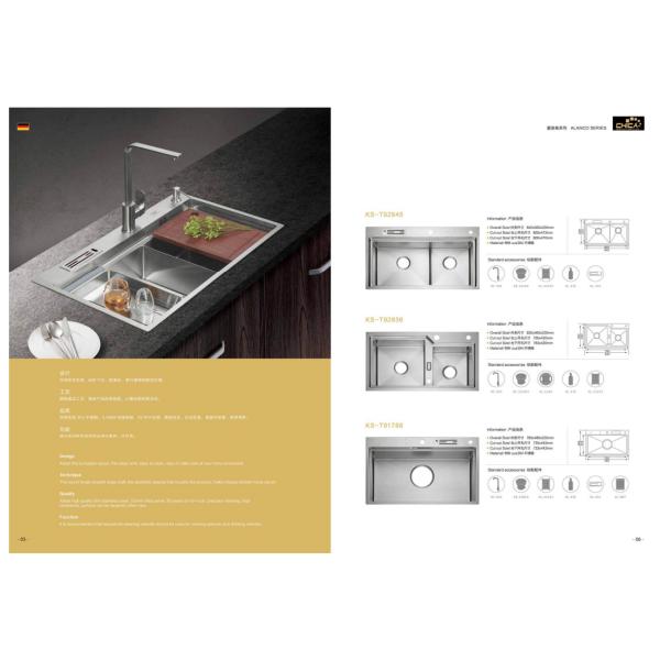 Handmade House Single Bowl Kitchen Sinks Stainless Steel Kitchen Sinks With Filter Basket