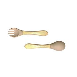 Baby Feeding Silicone Bib And Bowl Set Food Grade With Forks And Spoons