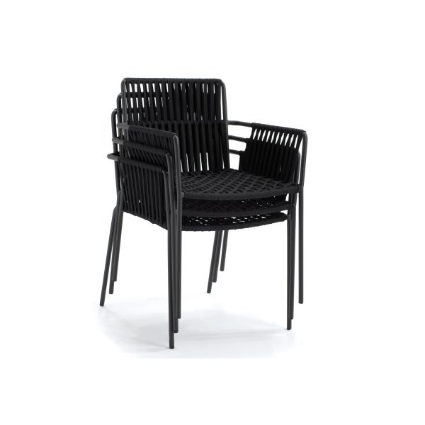 Home Used Outdoor Dining Chair with Customized Good Standard Rope and Foldable Design