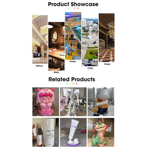Customizable Design Durable Stainless Steel Sculpture for Indoor & Outdoor Use