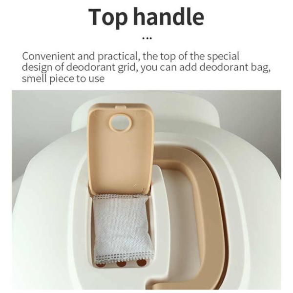 Fully Enclosed Cat Litter Toilet For Multi Cat Households OEM / ODM Distribution