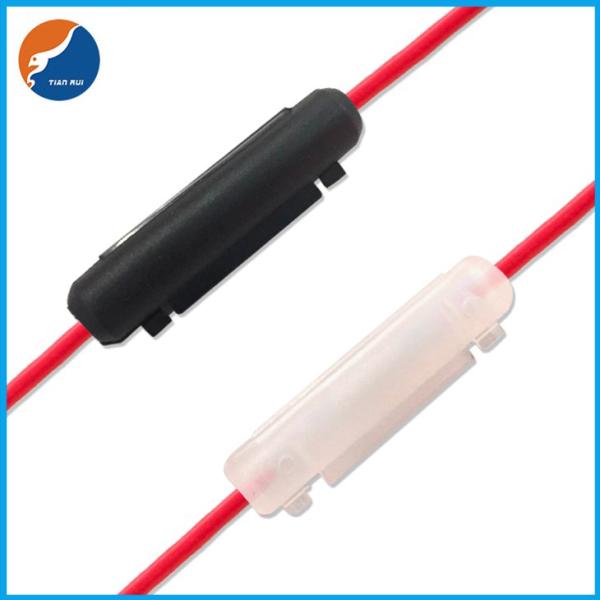 Тип черный настоящий встроенный патрон предохранителя сальто 3AG 6.35X31.75mm 6x30mm стеклянной лампы PA66