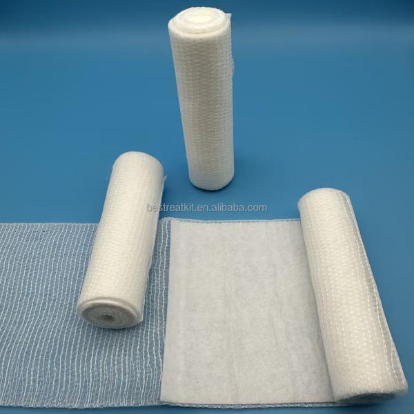 CE Certified Contton Elastic Bandage Absorbent Dressing for Wound Care