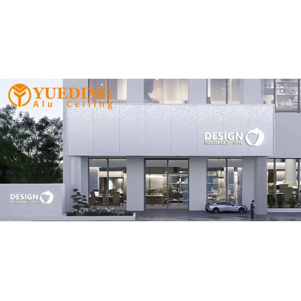 Custom Modern Aluminum Curtain Wall Panels Structure Curved Facade Cladding