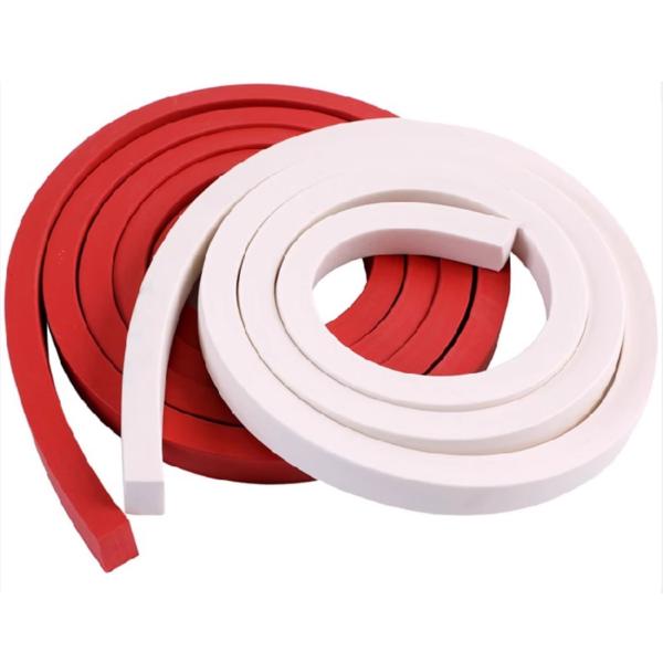 Silicone Sponge Extrusion for High Temperature Environments and Good Wear Resistance Tensile Strength 100-200psi