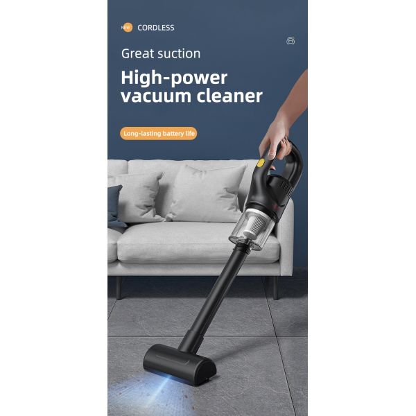 6Kpa Suction Lightweight Cordless Vacuum 45 Minutes Working Time 1800mAh Battery For Car Use
