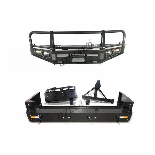 4x4 Front Rear Bumper Steel Car Bull Bar Fit Land Cruiser 100 Series