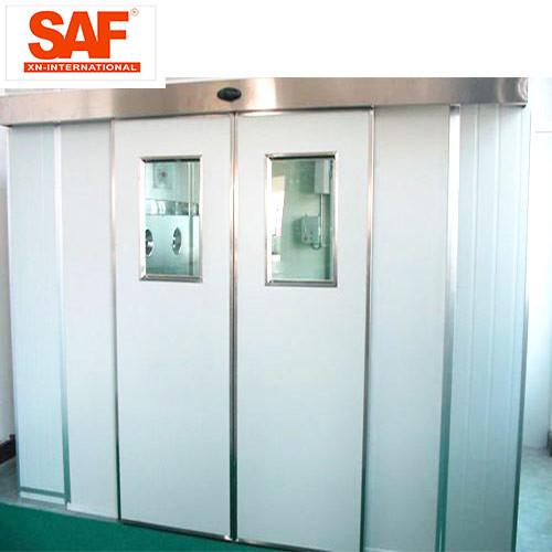 Automatic Sliding Door Cleanroom Air Shower System Tunnel With Custom Width