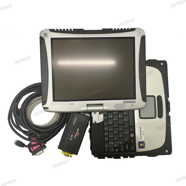 CF19 Laptop + For Still Incado Box Diagnostic Kit With Software For Still Forklift Diagnose Tool Canbox STILL Forklift Scanner Tools STILL CANBOX USB (OEM) 50983605400 STILL FORKLIFT CANBOX INTERFACE