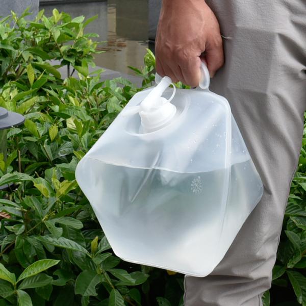 Sacs à eau à l'eau de 10L Sacs à eau de voiture pour le camping Outils de voyage avec capot à poignée